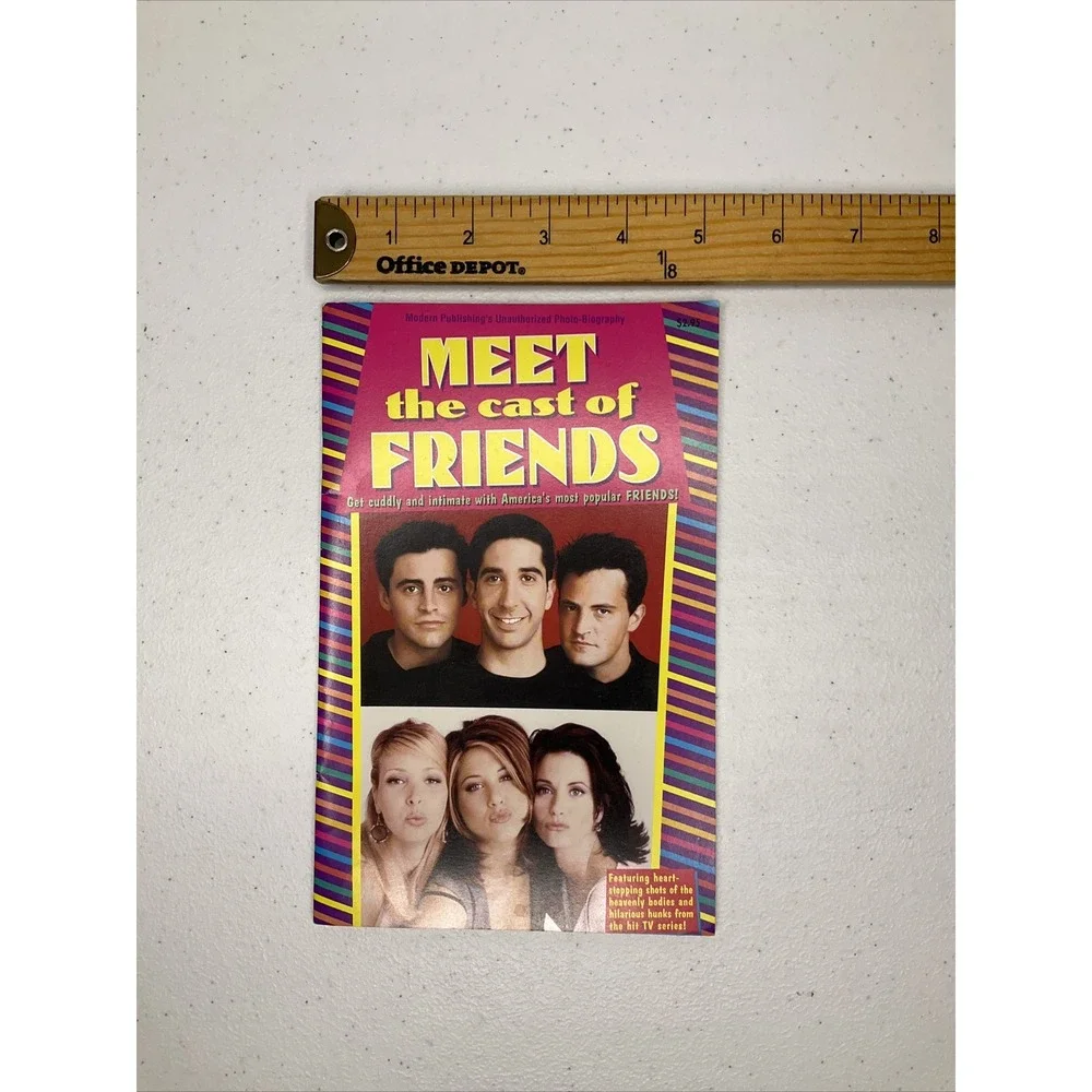 1996 friends Meet the Cast of Friends photo‎ biography RARE modern publishing